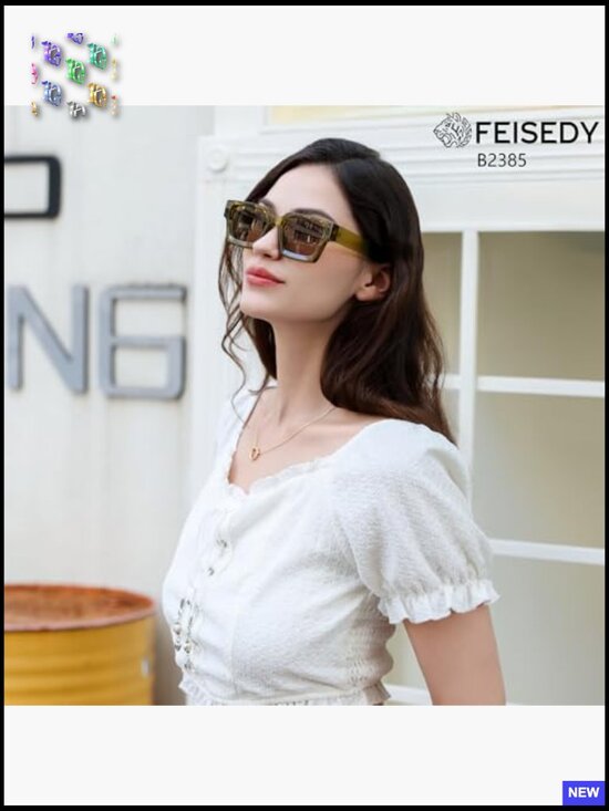 Retro 90s Chunky Square Sunglasses UV400 Protection Thick Frame Fashion main image 6